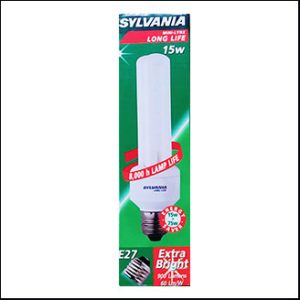 Sylvania CFL 15W 827 2U warmwhite E27