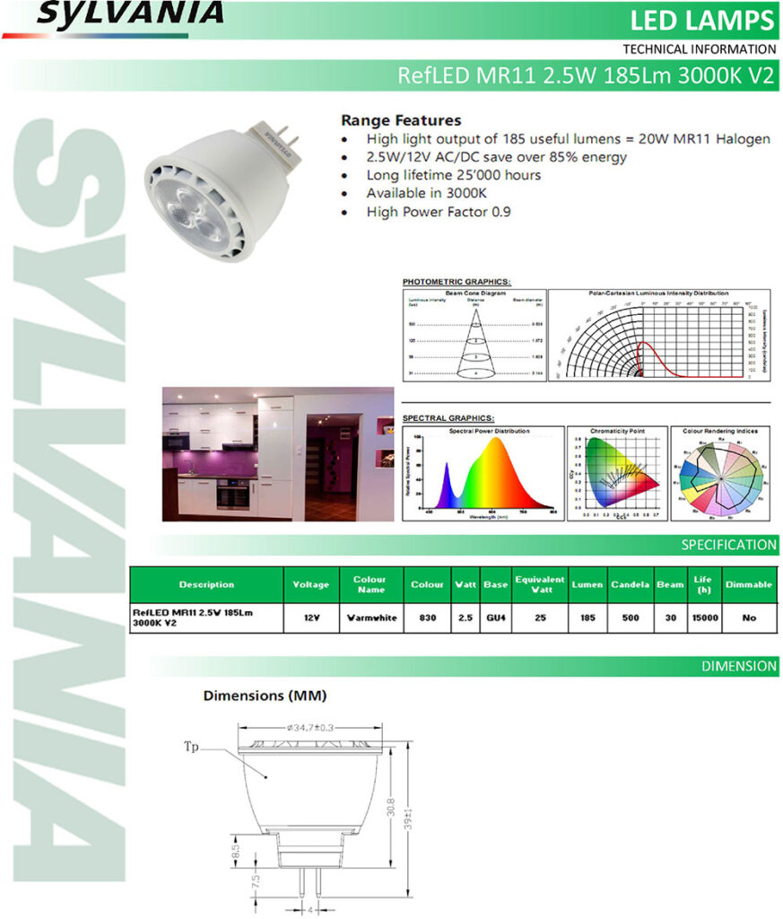 R11 GU4 LED 2W Warweiß 3000K, 200L, 120 Grad, R11 10W 20W Halogen