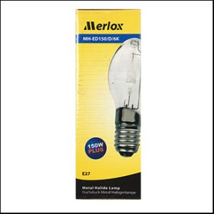Merlox MH-ED 150W CL 6500K E27 (bowling clear)