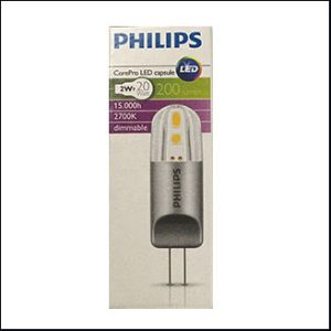 Philips QT9 LED 12V 2W 2700K G4 (dim)