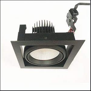 L&E Downlight RSAL150/W LED 32W adjust (17x17cm.)