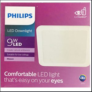 Philips Meson 4" LED 9W 6500K 600lm (120x120mm.)