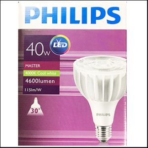 Philips Mas PAR30 LED 40W 4000K 30D 4600lm 25000hrs.