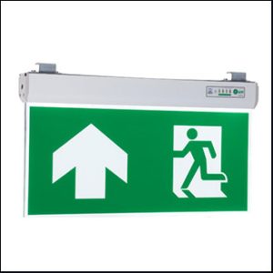 DYNO XLF-S10N-2C, HANGING EXIT, LED 3 hrs. (LX-S10N-2C)