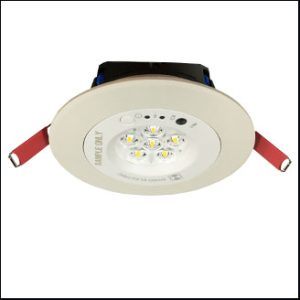 Dyno downlight DET-D-1M09W3K0-R-LG 9W warm 3hrs. 120D (recess)