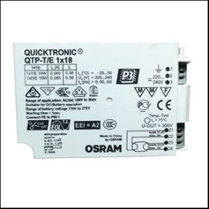 OSRAM QTP-T/E 1x18 (ballast for 4 pins lamp)