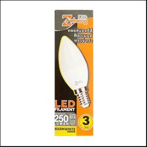 Zeberg LED Bulb 3W 3000K warm E14