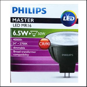 Philips Master LED 12V 6.5W 2700K 24D GU5.3 (dim)