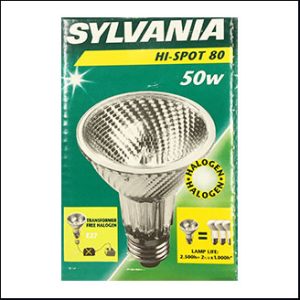 Sylvania HI-SPOT 50W flood 10D E27 (8cm.) - Belgium