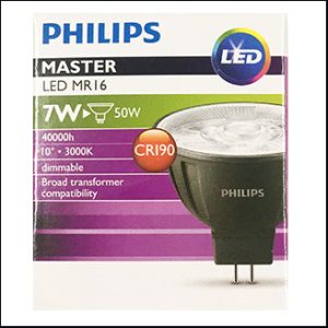 Philips Master LED 12V 7W 3000K 10D GU5.3 (dim)