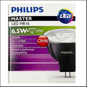 Philips Master LED 12V 6.5W 2700K 10D GU5.3 (dim)