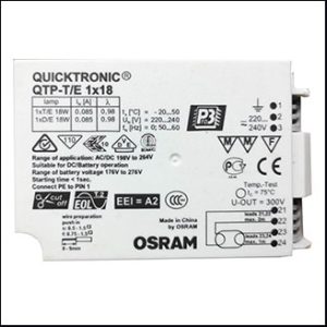 OSRAM QUICKTRONIC QTP T/E 1x18