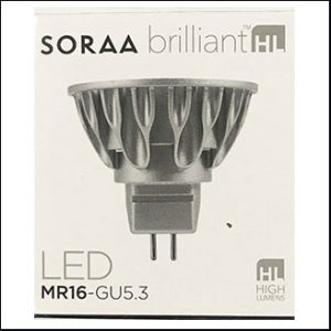 SORAA MR16 LED 9W 827 2700K 36D HL (BRILLIANT) CRI90