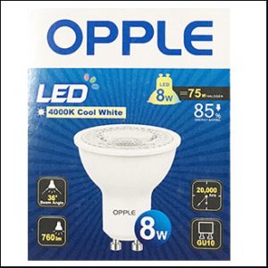 OPPLE LED MR16 220V 8W 4000K 36D GU10