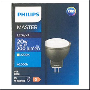 Philips Master MR11 LED 12V 3.5W 24D 2700K GU4 (4chips)