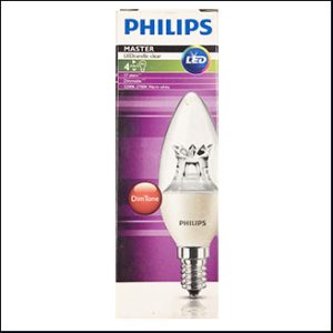 Philips MAS LEDcandle clear 4W 2700K E14 (dimtone)