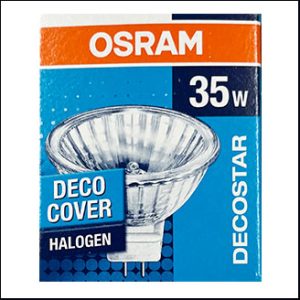 OSRAM 44865 halogen MR16 12V 35W 36D WFL GU5.3 - close