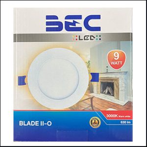 BEC BLADE II-0 Round Panel LED 9W 3000K warmwhite