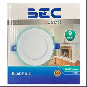 BEC BLADE II-0 Round Panel LED 9W 4000K coolwhite
