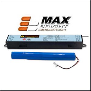 MAX BRIGHT BPLB-18 output 220Vac 9W 2hrs.
