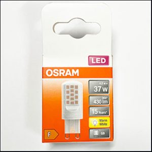 Osram LED capsule 220V 4.2W 2700K G9 FR (non-dim)