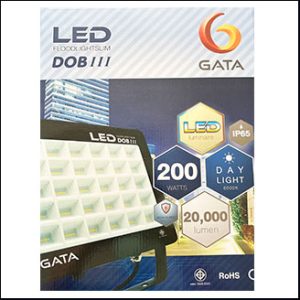 GATA DOBIII Floodlight SLIM LED 200W daylight
