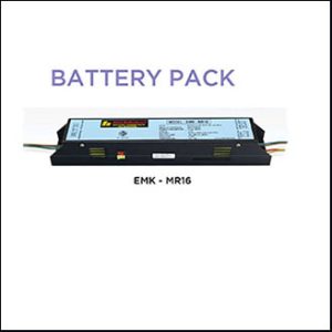 MAX BRIGHT EMK-MR16-DUAL (battery 12.8V 2000mAh) 2hrs.