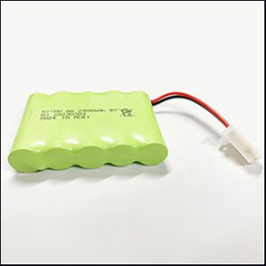 Ni-MH battery 6V 2400mAh rechargeable / flat packed (for Max Bright)