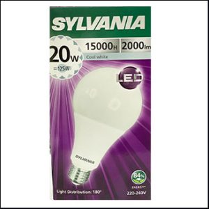 Sylvania Basic Plus A80 Bulb LED 20W 4000K E27