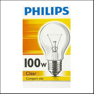 Philips Incandescent 100W CL (A55) E27