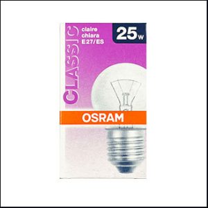 Osram Classic P Incandescent 25W CL (P45) E27