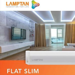 Lamptan FLAT SLIM T5 batten LED 18W 6500K (117cm.)