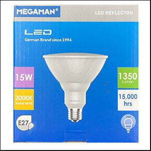 MEGAMAN PAR38 LED 15W 3000K warm E27