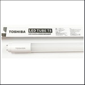 Toshiba LED T8 18W 6500K 3100lm G13 (120cm.)