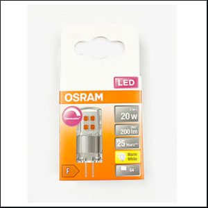 Osram LEDcapsule 12V 2W 827 2700K G4 (dim)