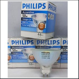 Philips Accentline Halogen MR16 12V 50W 4000K 36D close