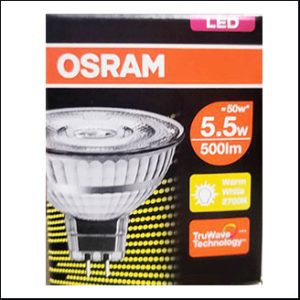 OSRAM MR16 LED 12V 5.5W 830 3000K 36D GU5.3