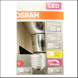 OSRAM PAR20 LED 6.4W 2700K warm 36D E27 (dim)