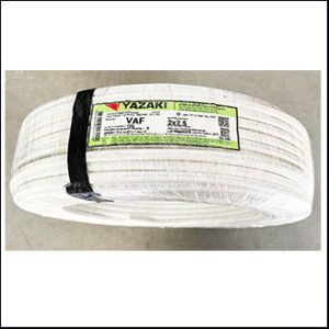 Yazaki VAF 2x4 sq.mm. 100m. white