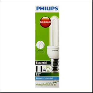 Philips Essential 11W daylight E27 (Compact)