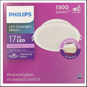 Philips Meson 6" LED 17W 6500K 1300lm I/O (dia 165mm.)