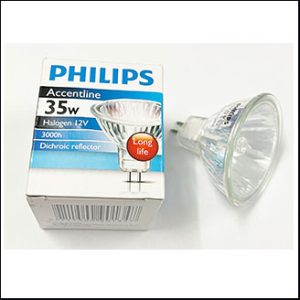 Philips Accentline MR16 12V 35W 36D GU5.3 3000hrs. - close