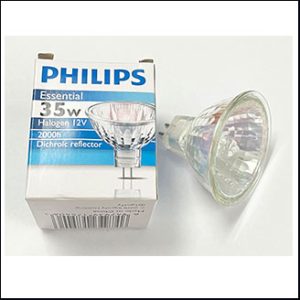 Philips Essential MR16 12V 35W 36D GU5.3 2000hrs. - close