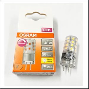 Osram LEDcapsule 12V 4.5W warm 2700K GY6.35