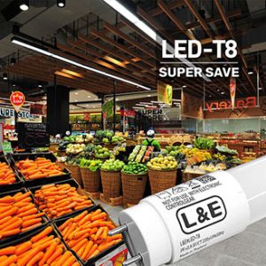 L&E Super Save LED T8 16W 6500K 2500lm SE (120cm.)