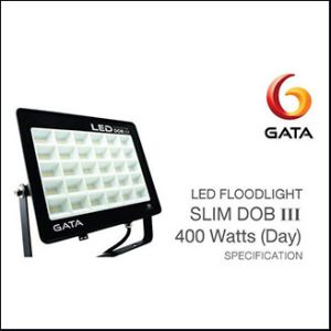 GATA DOBIII Floodlight SLIM LED 400W daylight