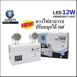 IWACHI Emergency Unit LED 12W daylight, 10 hours.