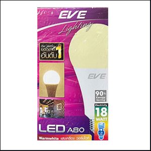 EVE A80 Bulb LED 18W 3000K 30000hrs.
