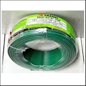 Yazaki THW IEC 01 1x2.5 sq.mm. 100m. green