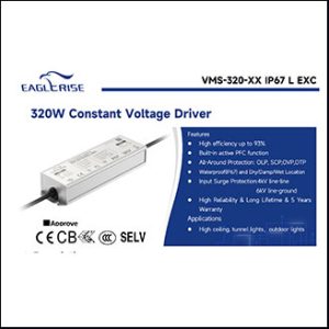 Eaglerise VMS-320-24 IP67 L EXC 320W 24VDC